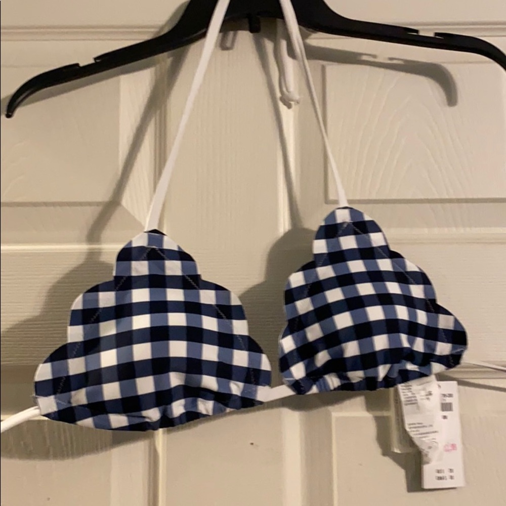 Gingam Bikini Top